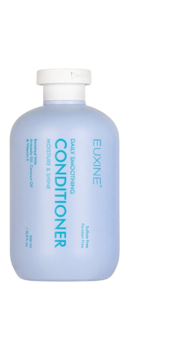 EUXINE Drėkinantis kondicionierius žvilgesiui ir glotnumui 500 ml.