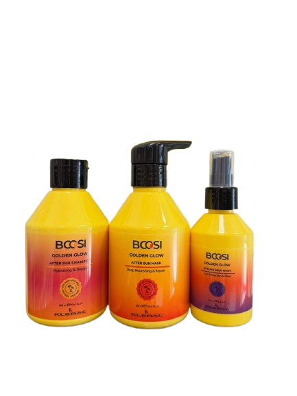 BCOSI Golden Glow After Sun rinkinys + paplūdimio rankšluostis dovanų